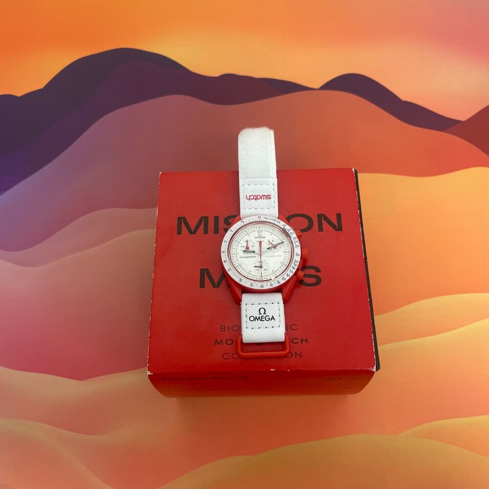 🌹Swatch X Omega Moonswatch Mission To Mars - Picture 6 of 6